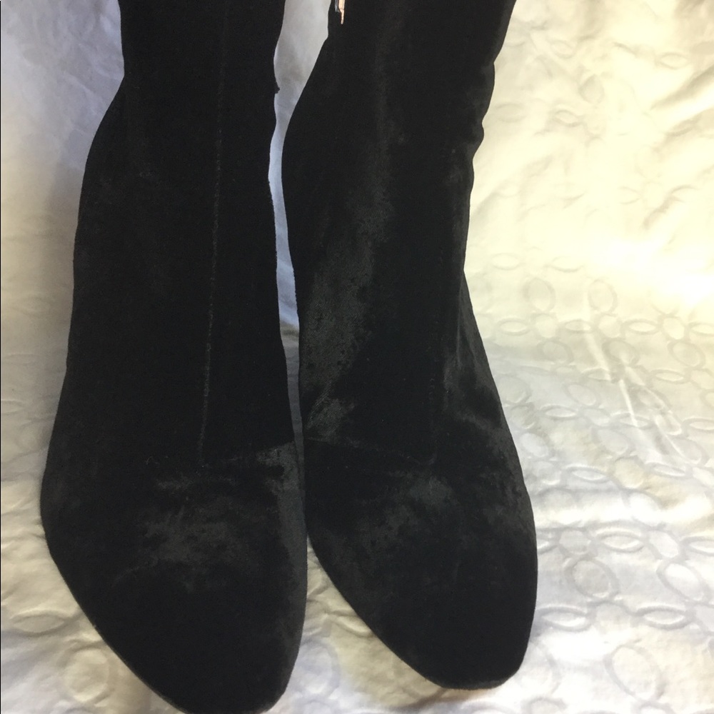 Sam Edelman velvet booties